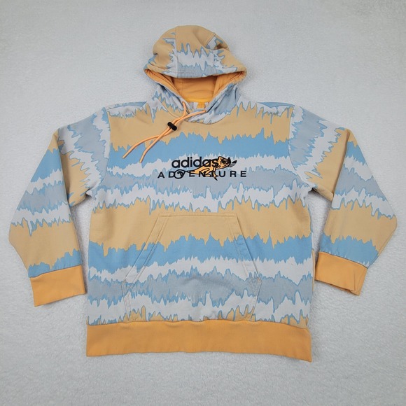 Adidas Originals Adventure Pullover Hoodie GN2362 Mens Size Small S Cotton *READ - Picture 2 of 14